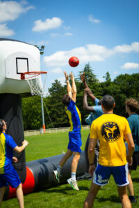 USROlympiades activité basket en Juin